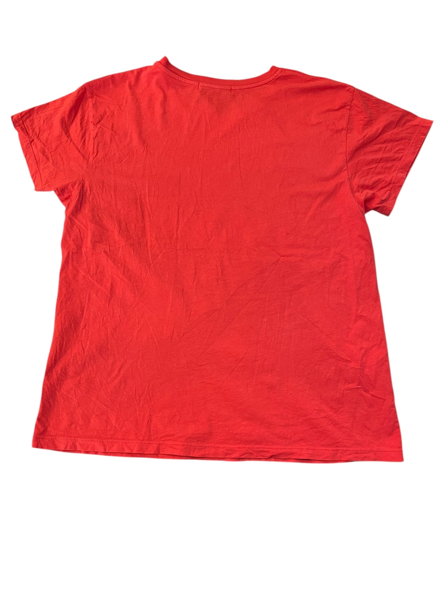 Top Ss By Anthropologie In Red, Size:Xl