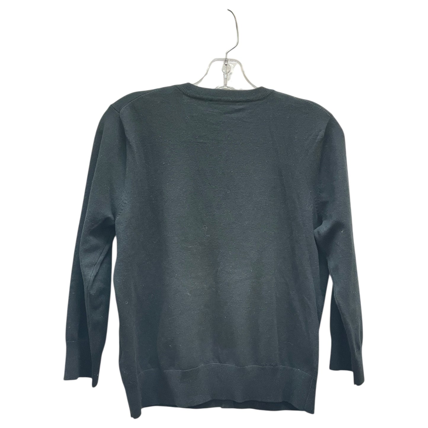 Cardigan By Cable And Gauge In Black, Size:L