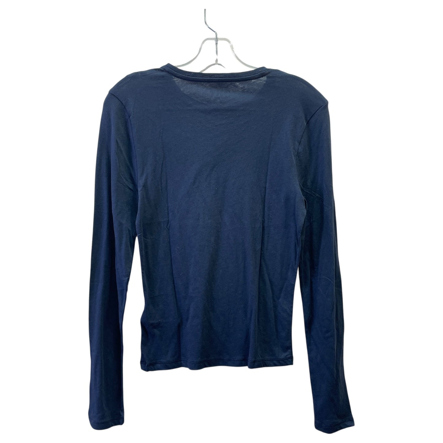 Top Ls Basic By J. Crew In Blue, Size:M