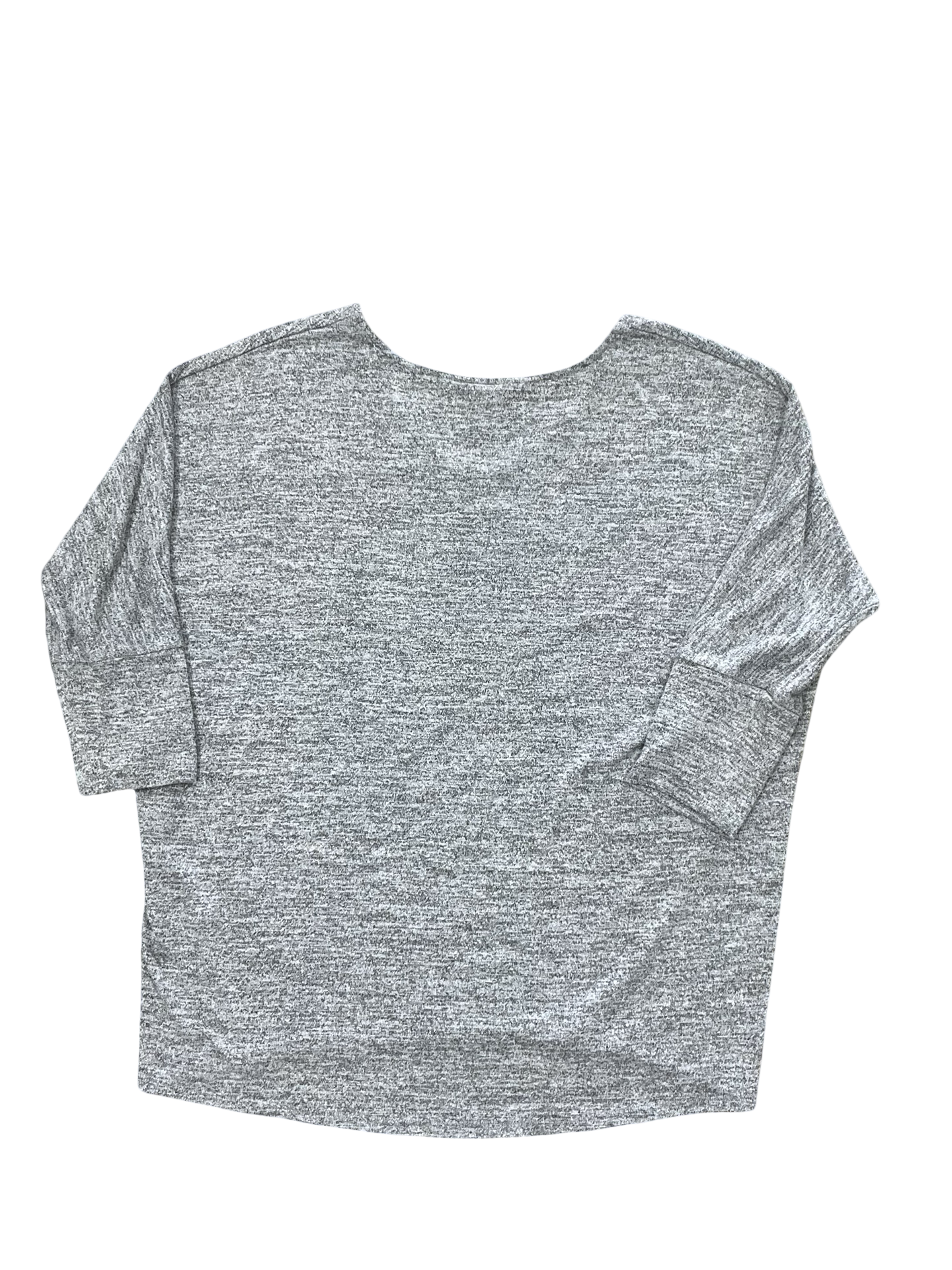 Top 3/4 Sleeve By Market & Spruce In Grey, Size:M