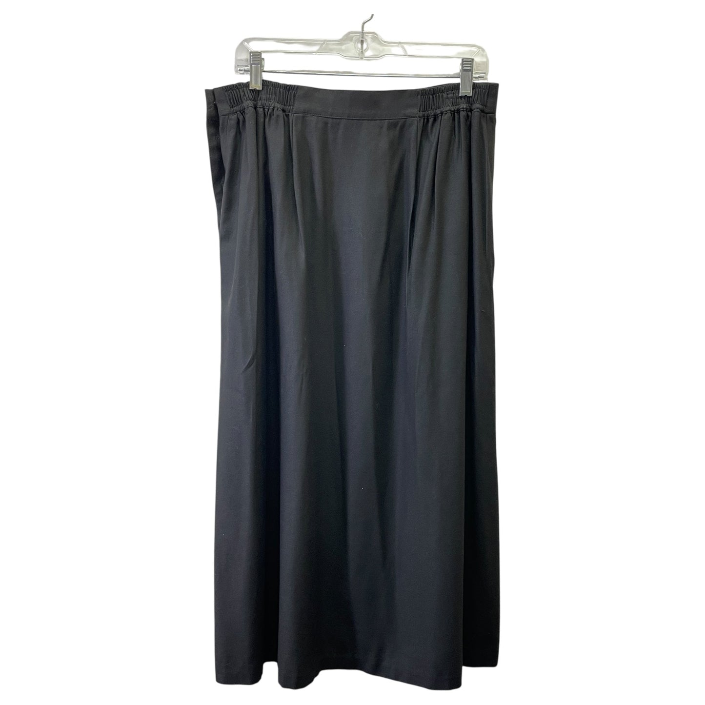 Skirt Midi By Elisabeth In Black, Size:14