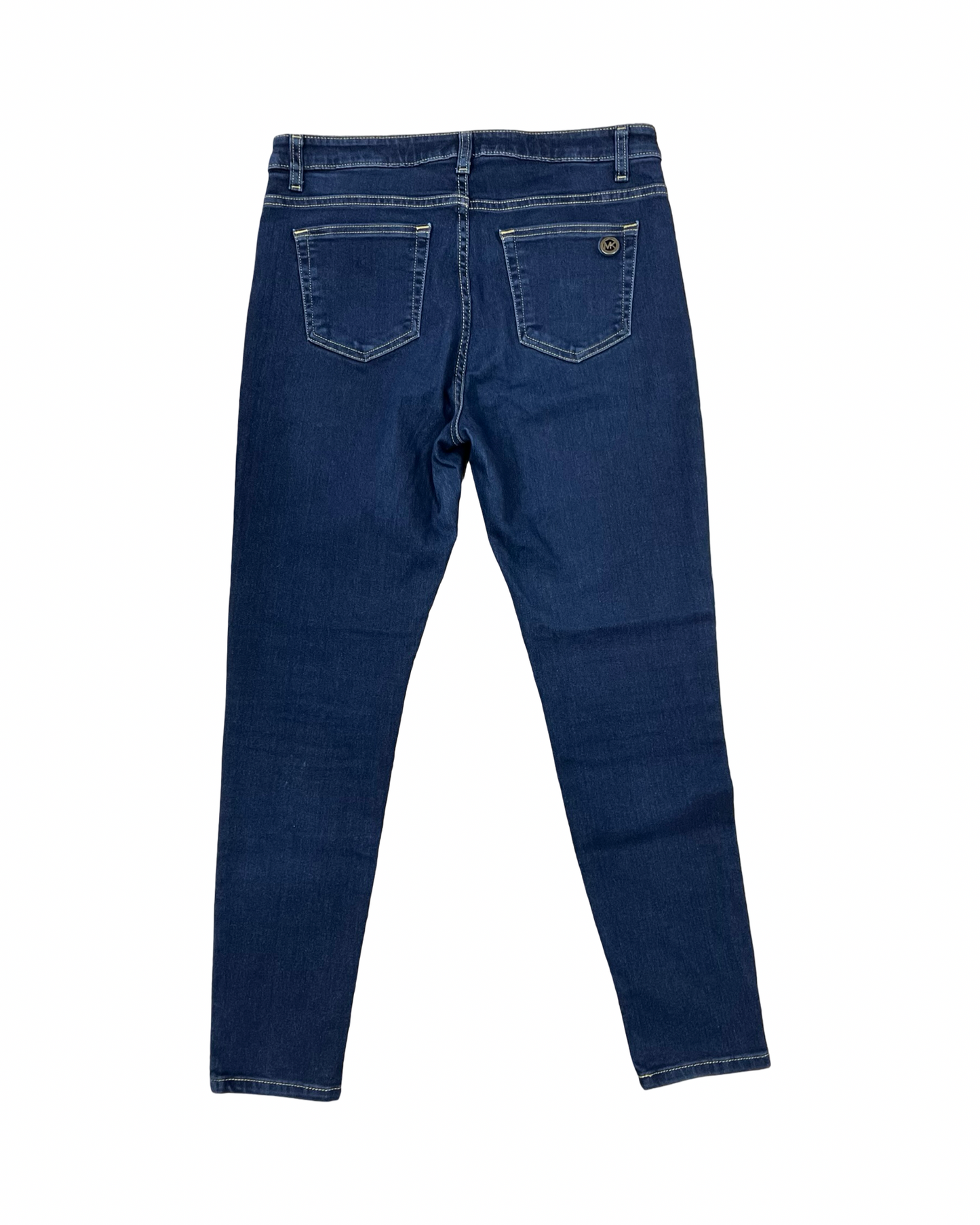 Jeans Skinny By Michael By Michael Kors In Blue Denim, Size:10
