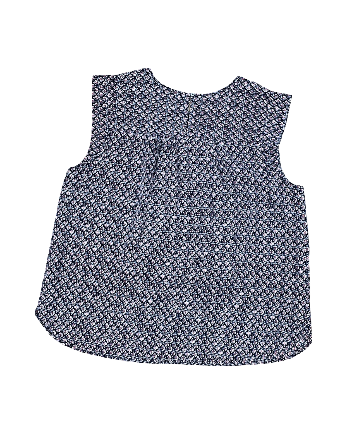 Top Sleeveless By Loft In Navy, Size:Xl