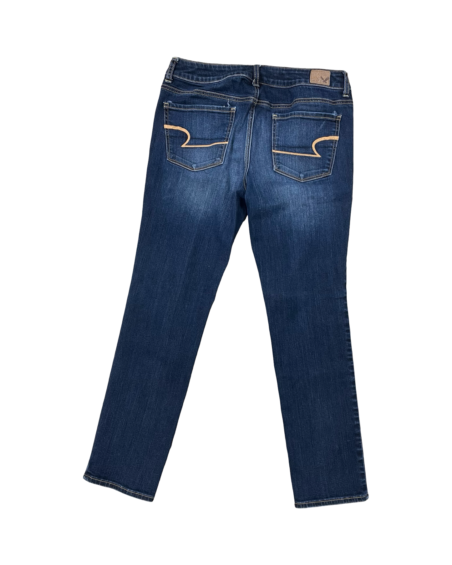 Jeans Skinny By American Eagle In Blue Denim, Size:10P