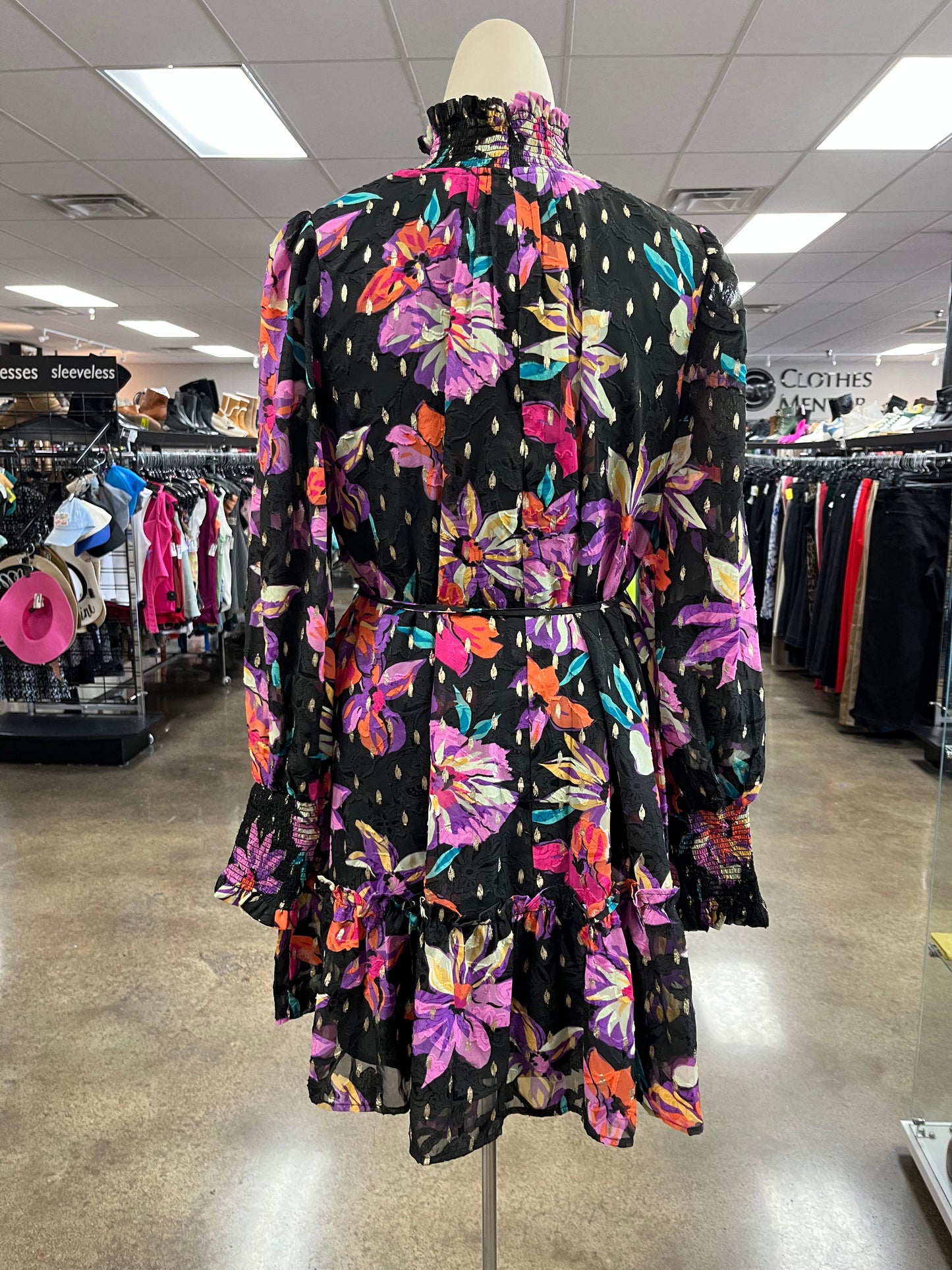 Dress Casual Short By Impressions In Floral Print, Size:S