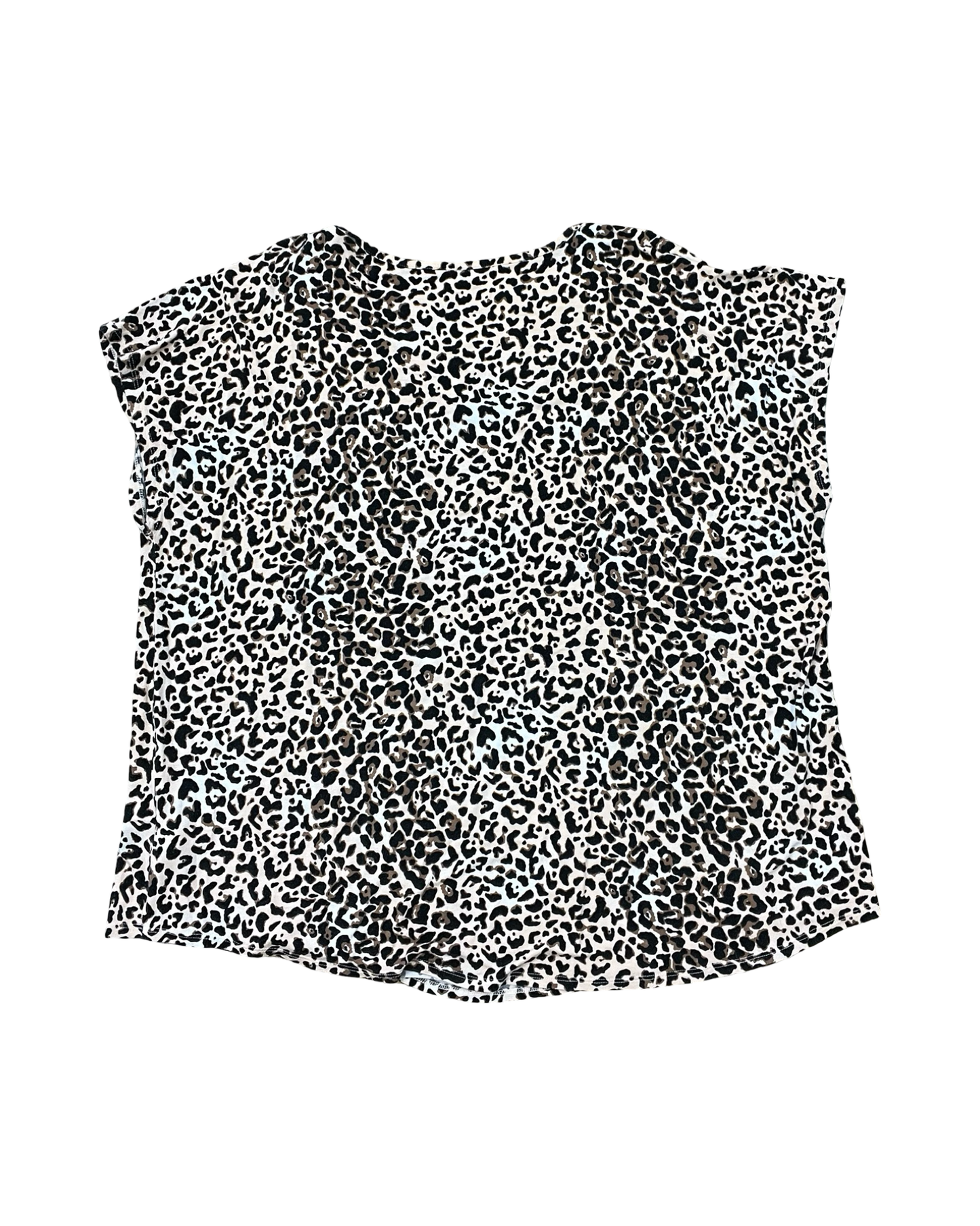 Top Ss By Maurices In Leopard Print, Size:2X
