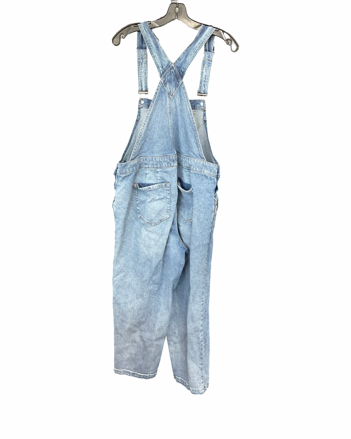 Overalls By Lane Bryant In Blue Denim, Size:Xl