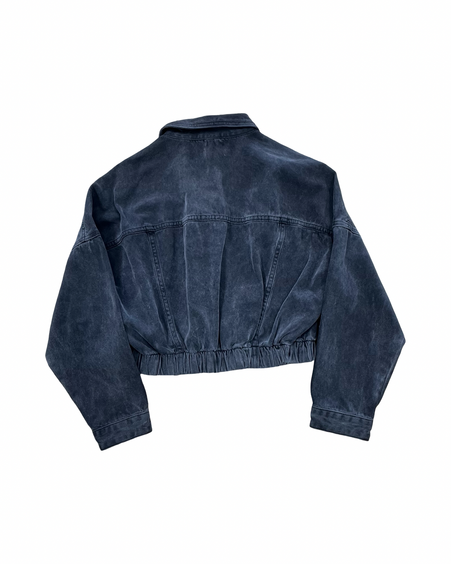 Jacket Denim By Mono B In Black Denim, Size:S