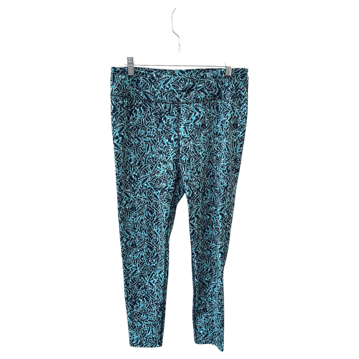 Athletic Leggings By Jockey In Blue, Size:L