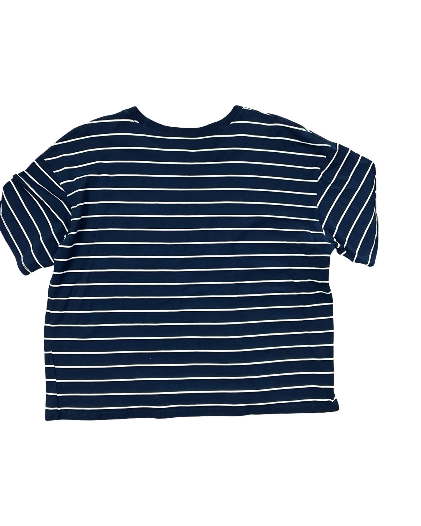 Top Ss By Time And Tru In Blue & White, Size:Xl