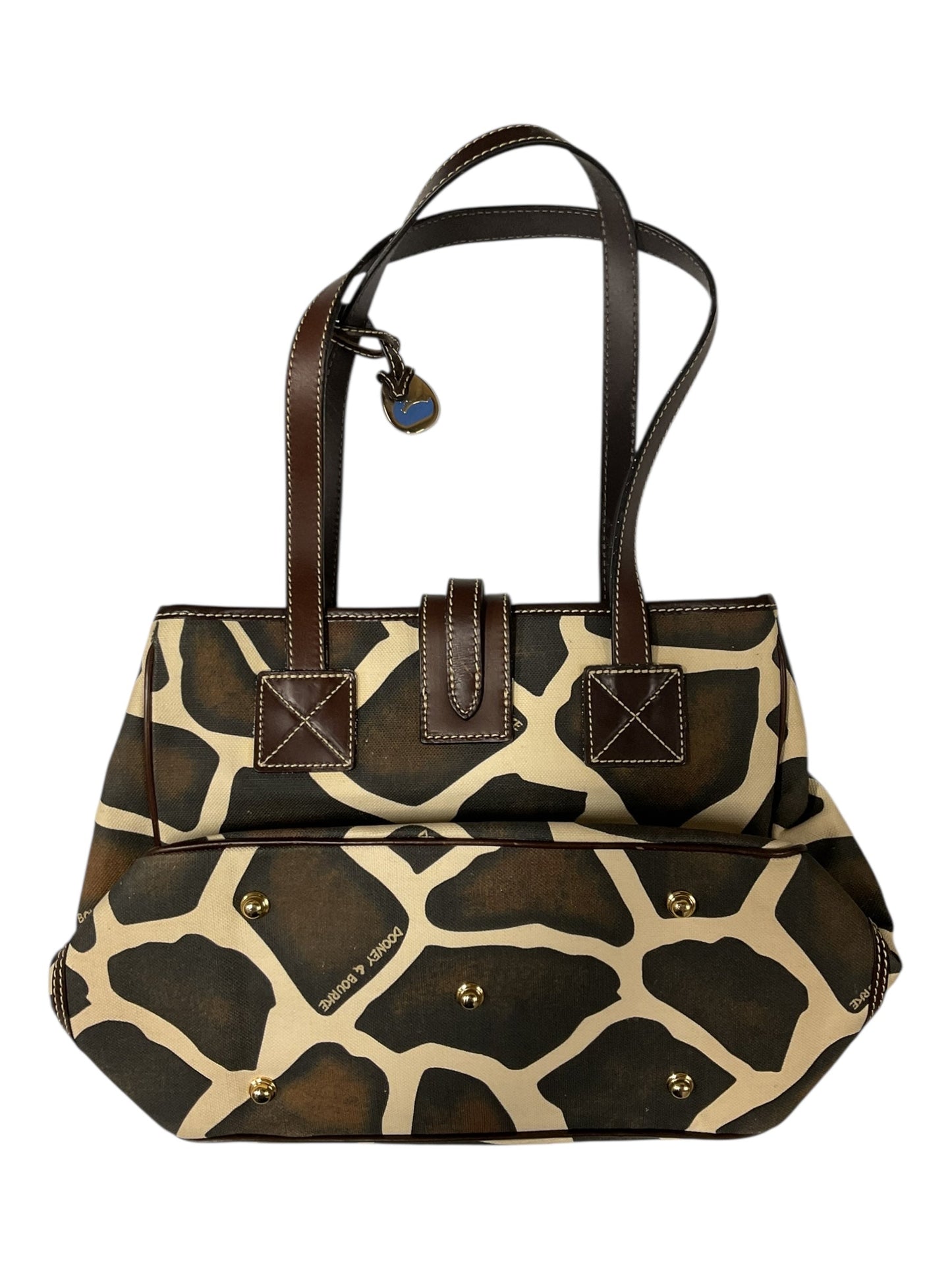 Handbag Designer By Dooney And Bourke In Animal Print, Size:Medium