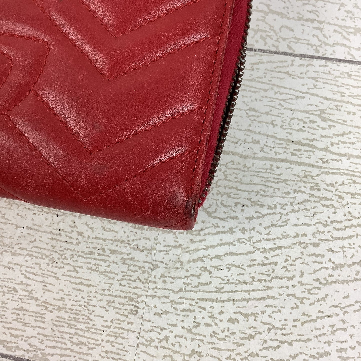 Wallet Luxury Designer By Gucci, Size: Large