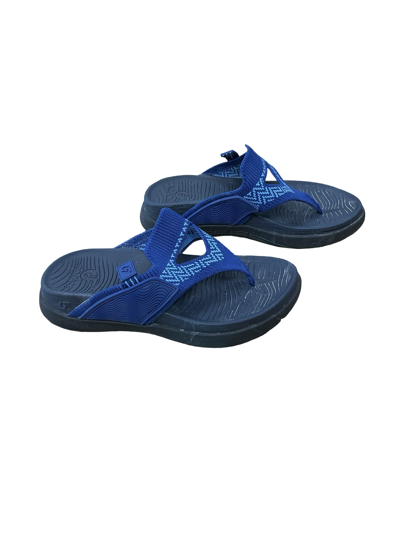 Sandals Flip Flops By Clothes Mentor In Blue, Size:6