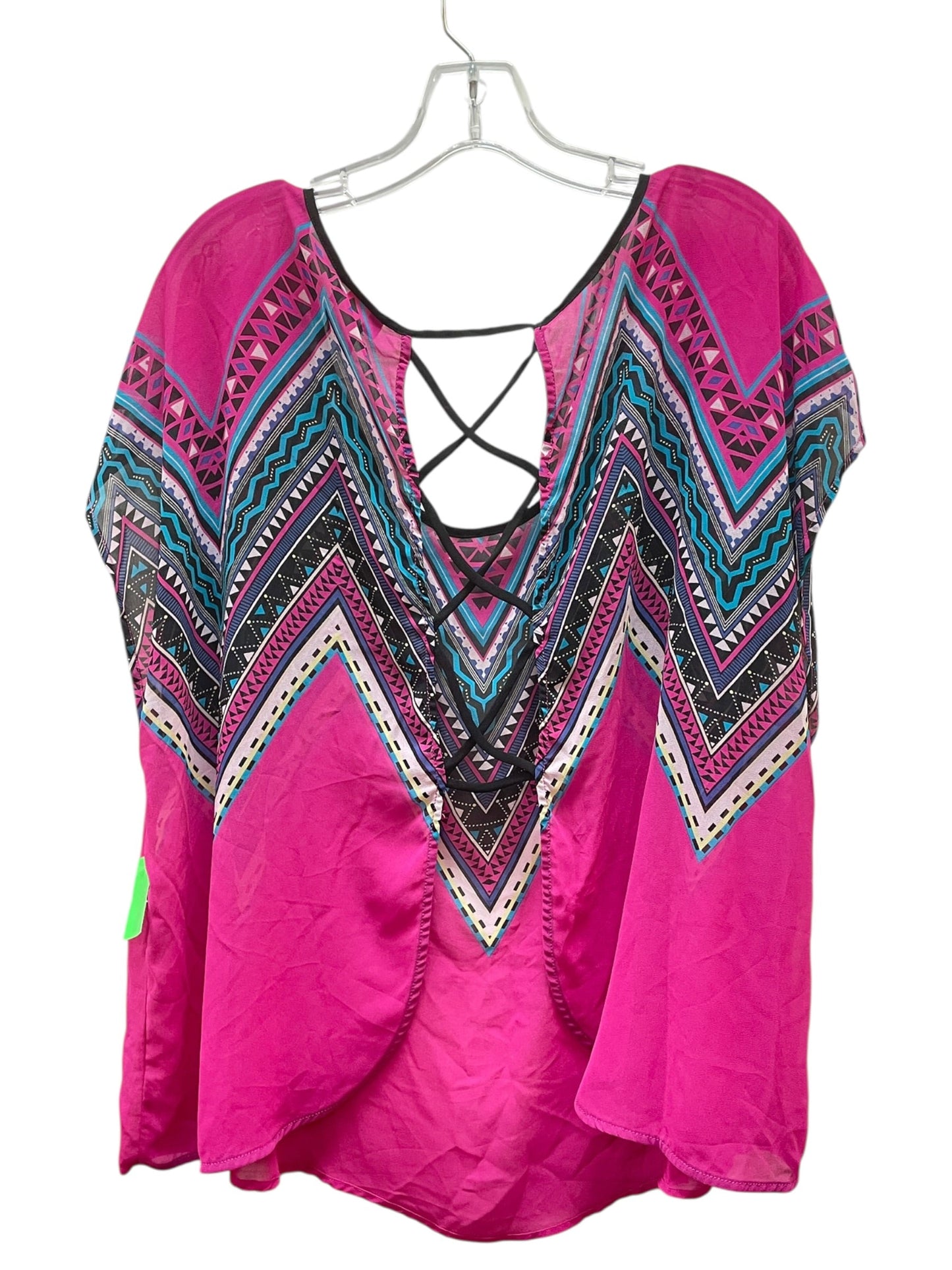 Blouse Ss By Torrid In Multi, Size:3X