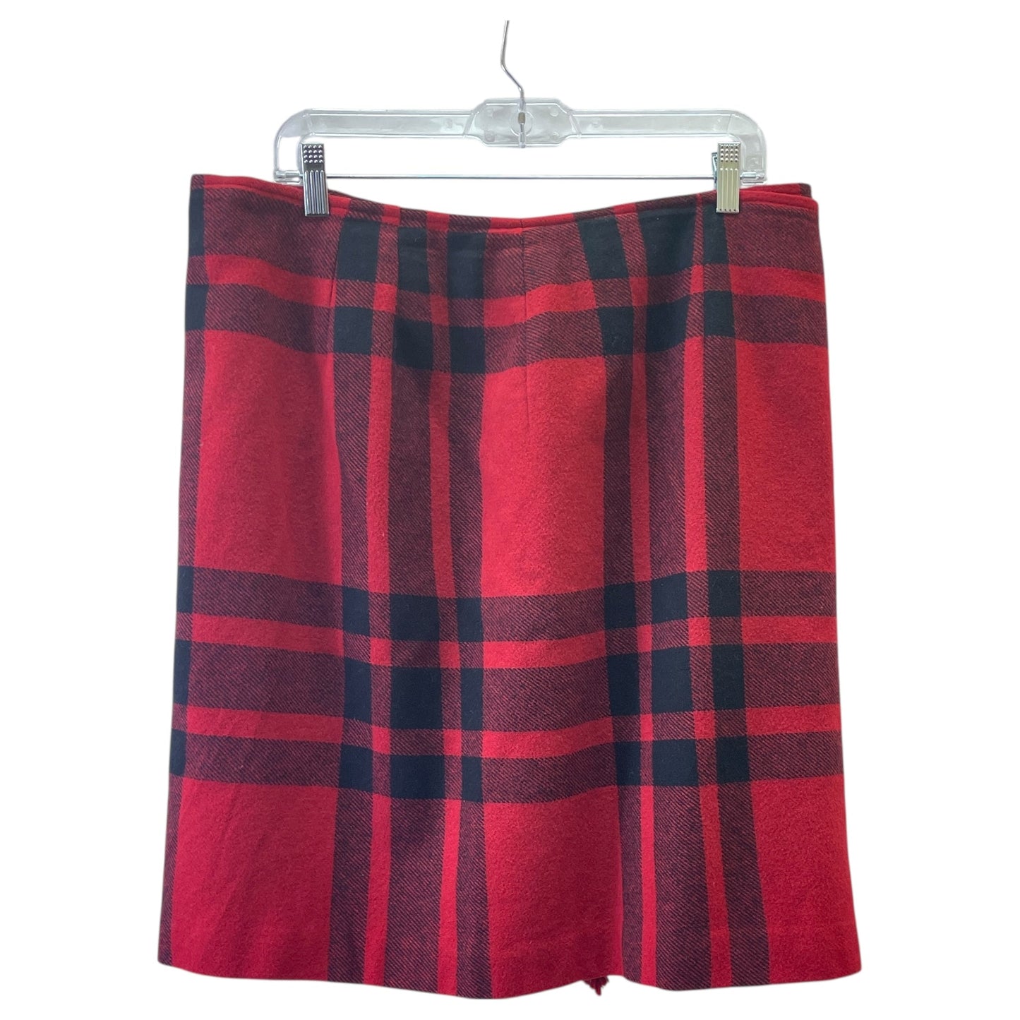 Skirt Mini & Short By Talbots In Red, Size:18