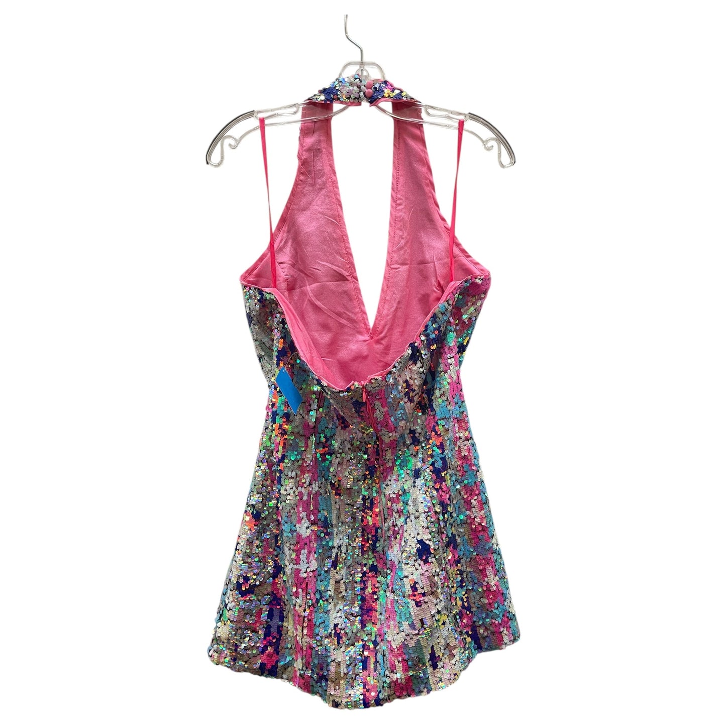 Dress Party Short By Nasty Gal In Pink & Purple, Size:M