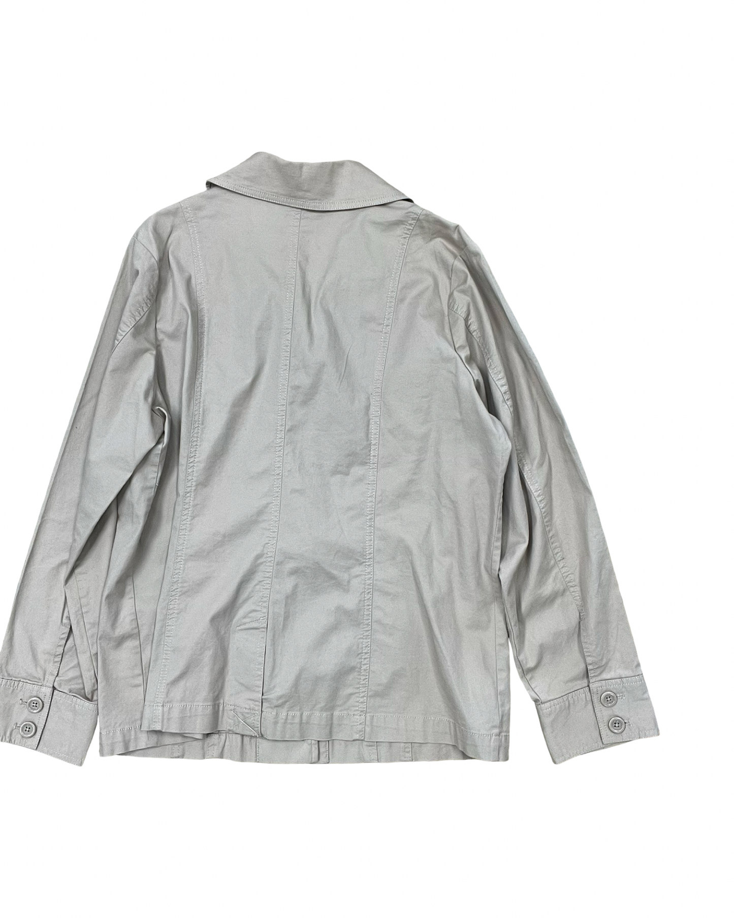 Jacket Shirt By Croft And Barrow In Tan, Size:L