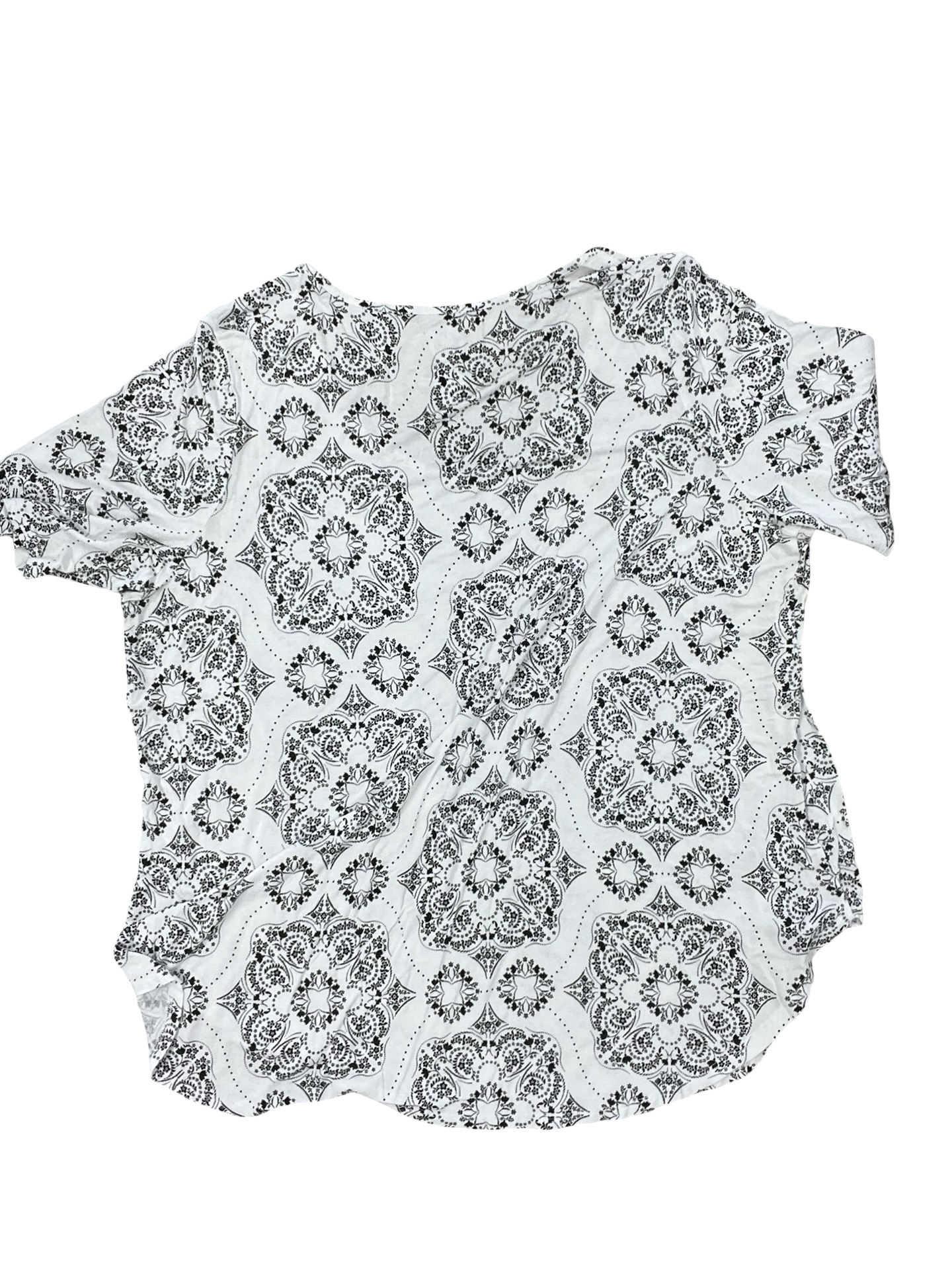 Top Ss By Maurices In Black & White, Size:2X