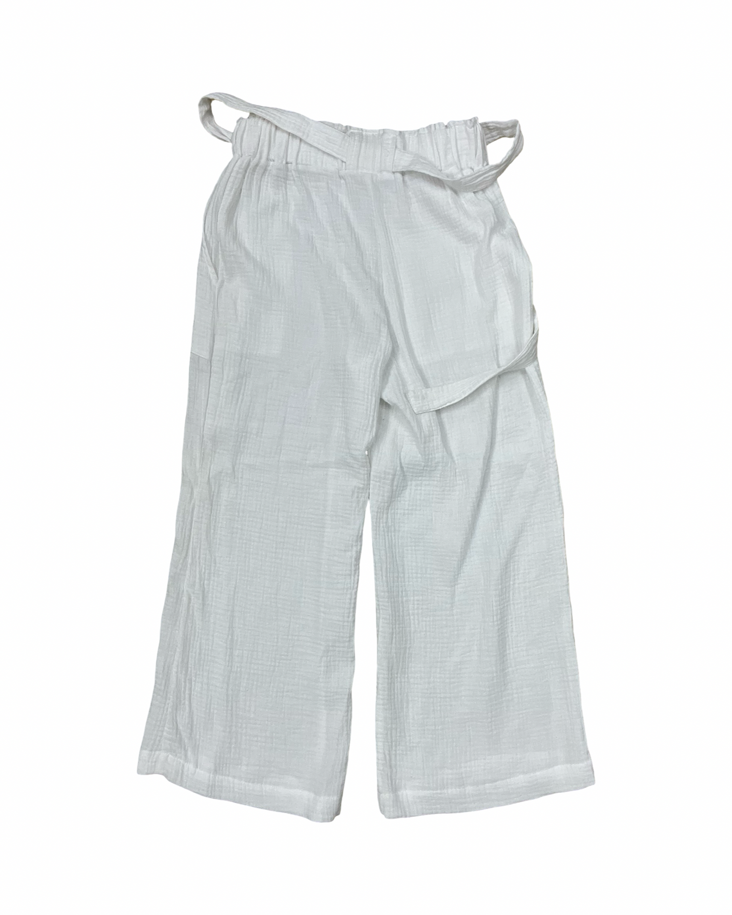 Pants Cropped By Clothes Mentor In White, Size:M