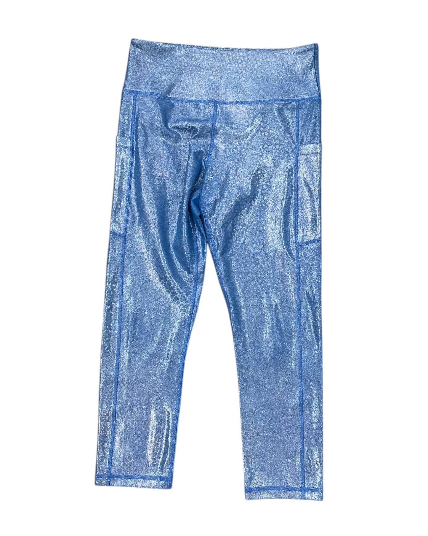 Athletic Leggings Capris By Zyia In Blue, Size:S