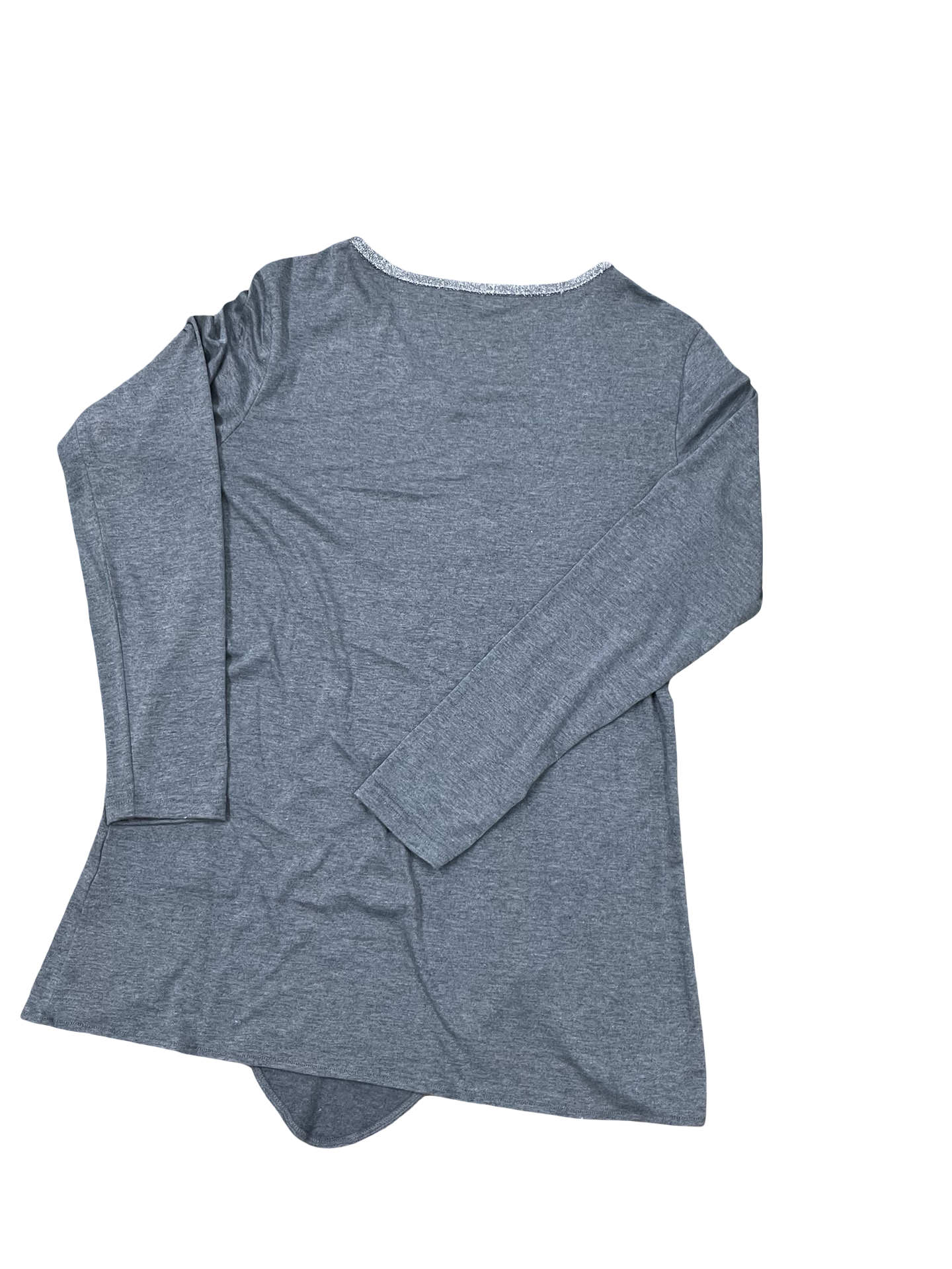 Top Ls By Clothes Mentor In Grey, Size:S