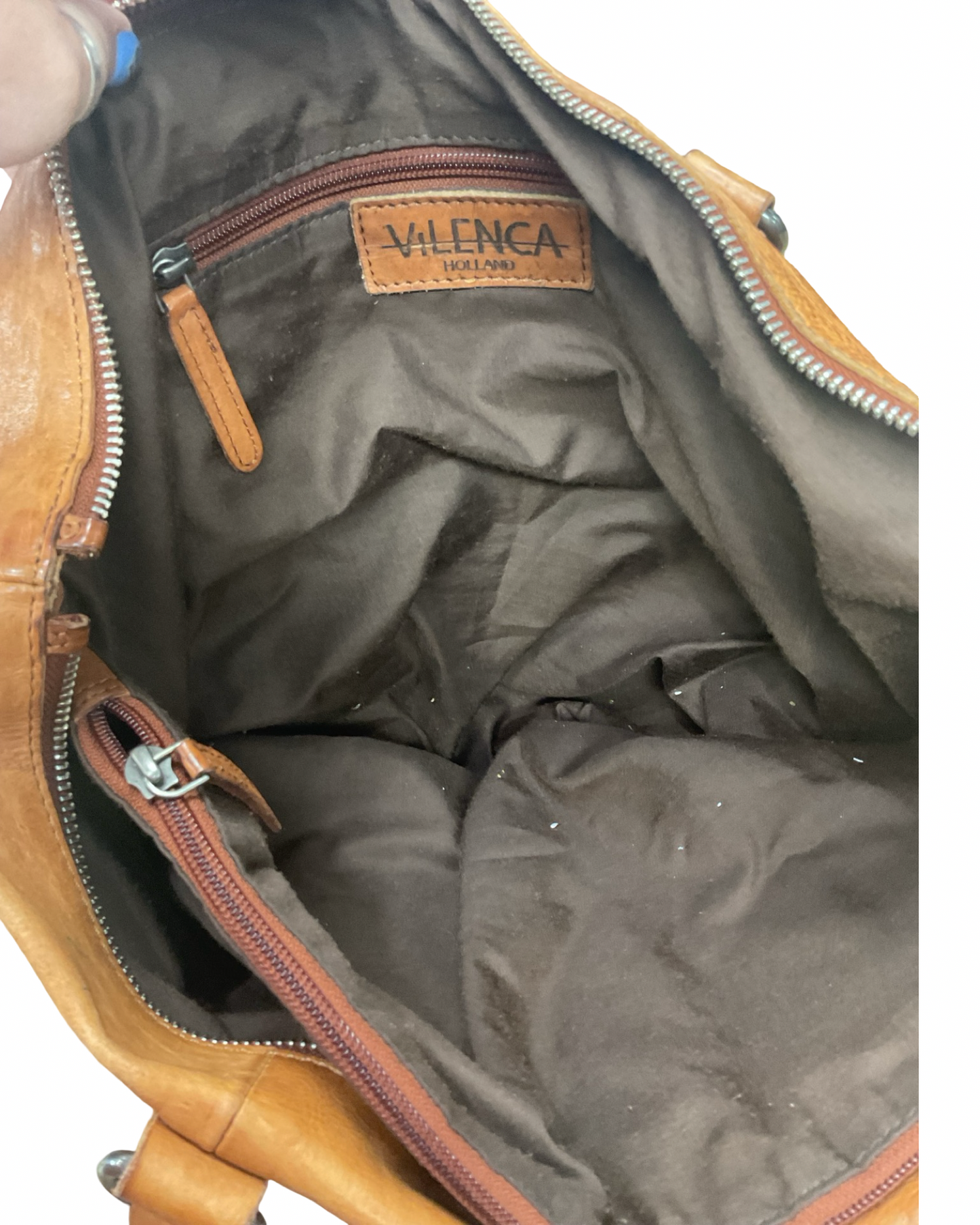 Handbag By Clothes Mentor In Bronze, Size:Large