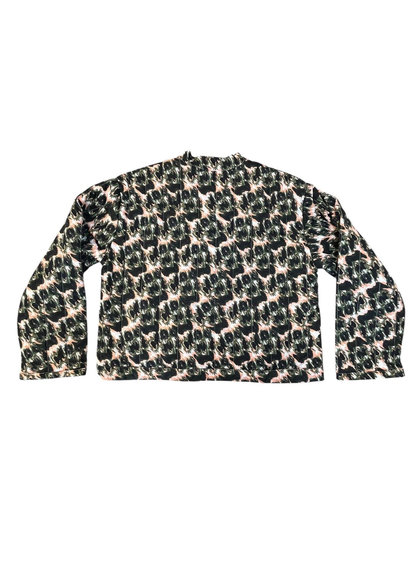 Jacket Puffer & Quilted By Target-Designer In Leopard Print, Size:L
