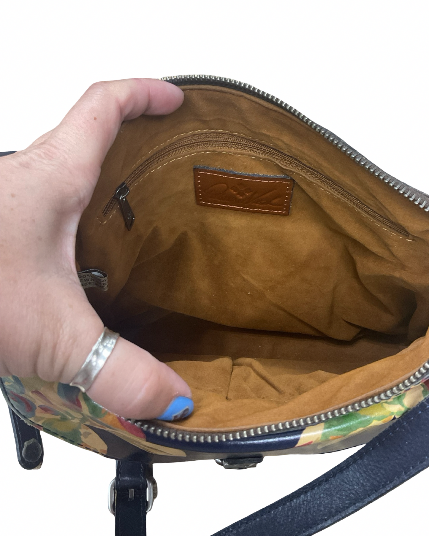 Crossbody Designer By Patricia Nash In Navy, Size:Medium
