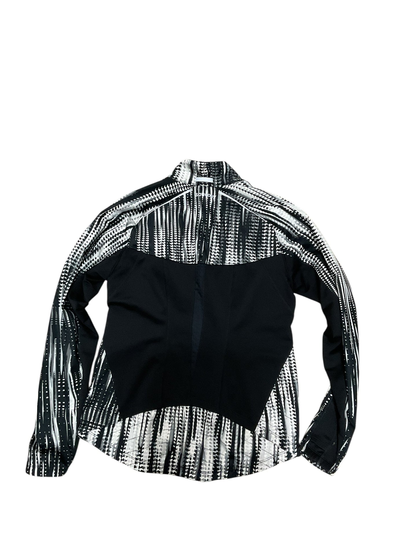 Athletic Jacket By Saucony In Black & White, Size:S