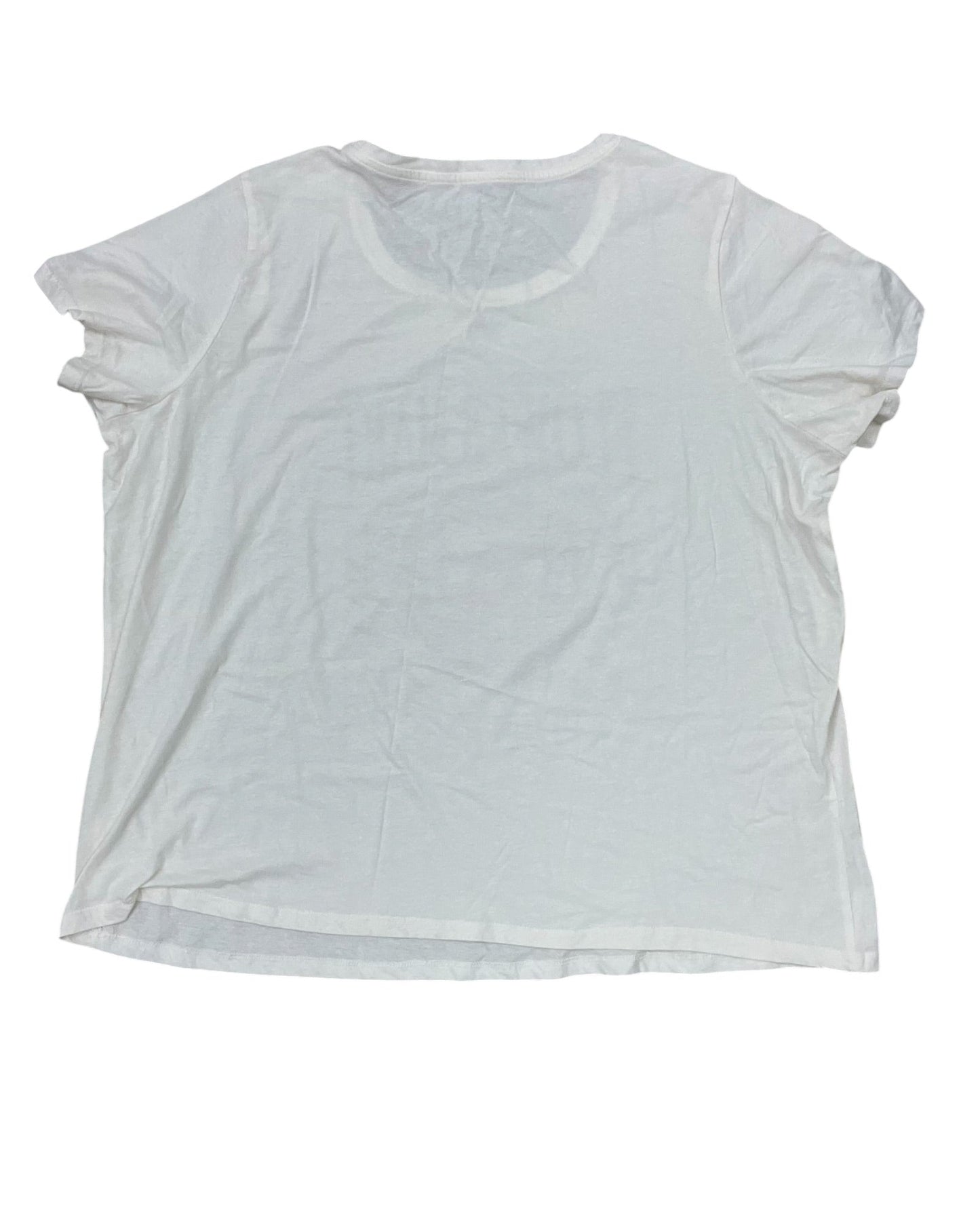 Top Ss By Clothes Mentor In Cream, Size:3X