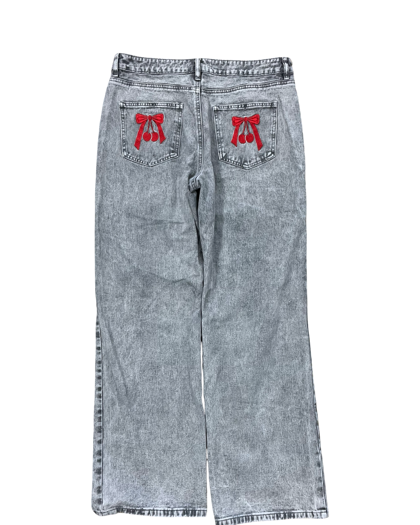 Jeans Wide Leg By Clothes Mentor In Grey Denim, Size:8