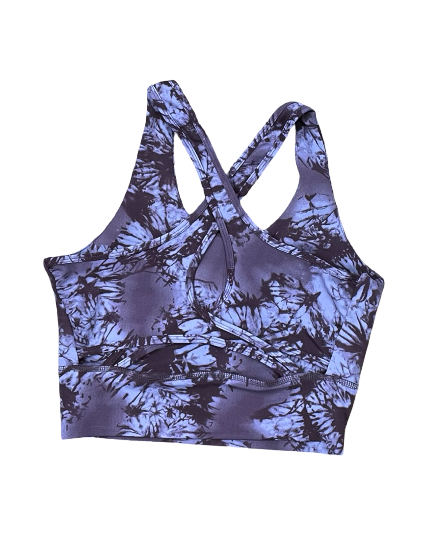 Athletic Bra By Clothes Mentor In Purple, Size:L