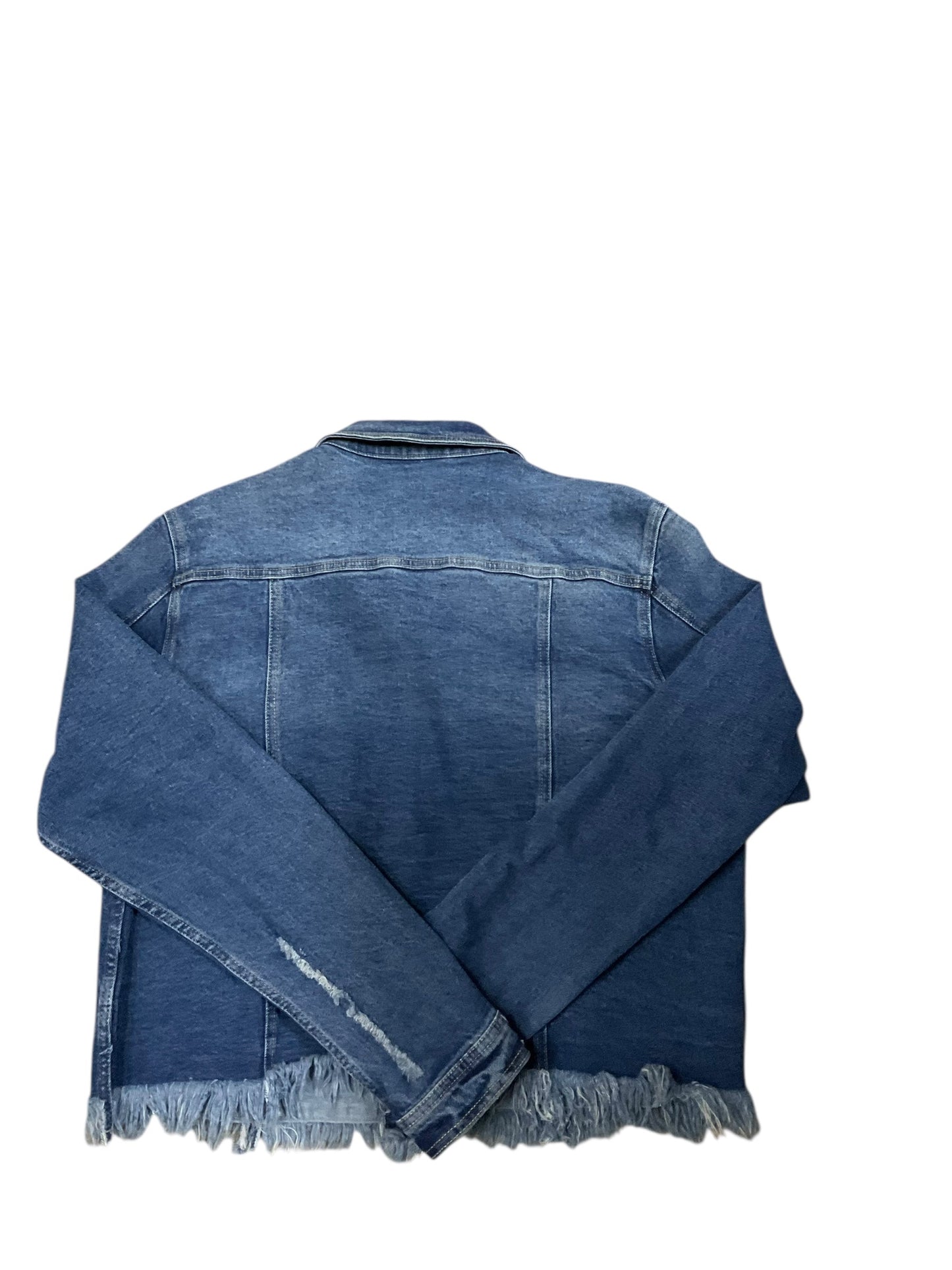 Jacket Denim By Clothes Mentor In Blue Denim, Size:2X