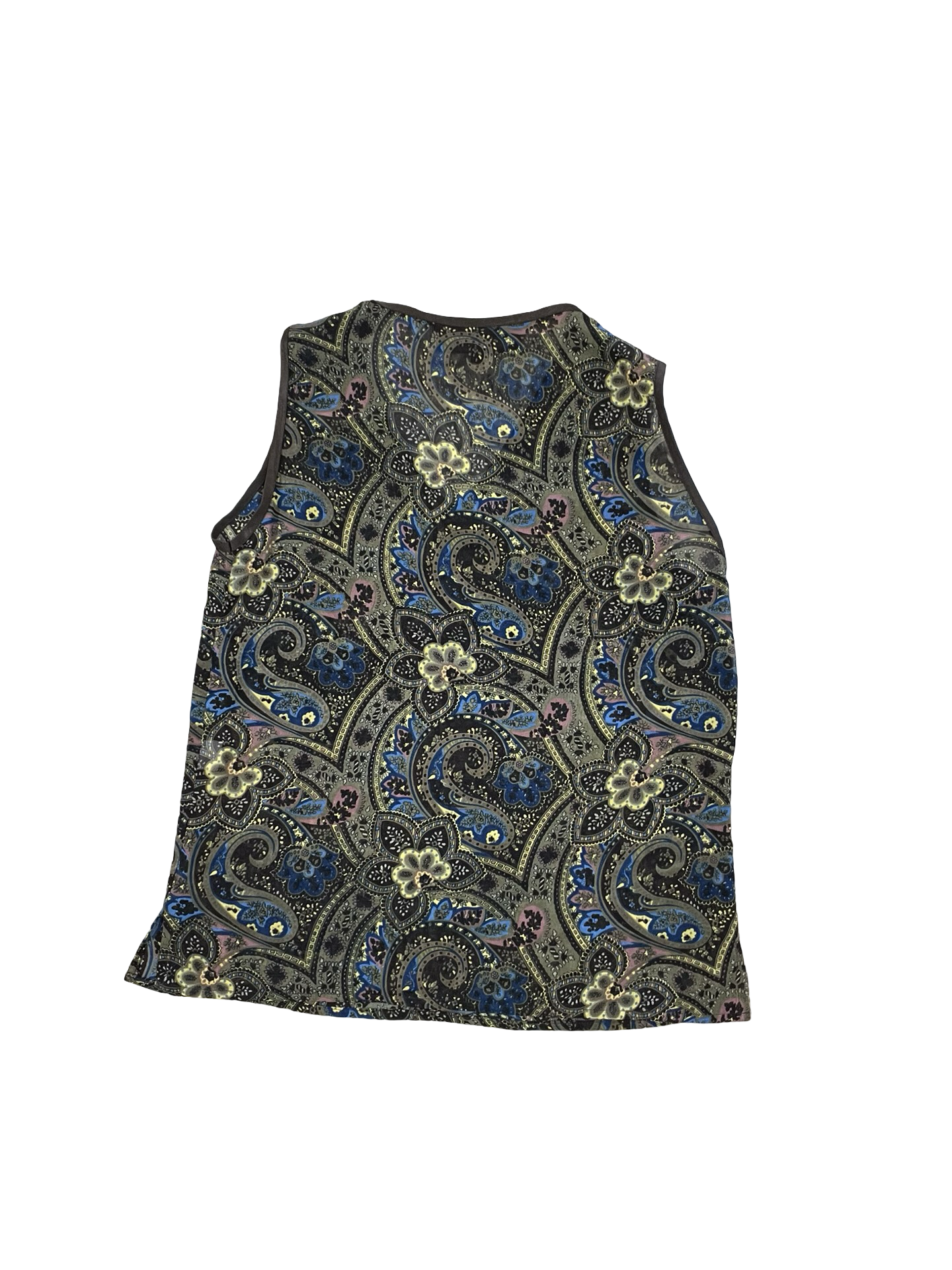 Top Sleeveless By Double D Ranch In Brown, Size:M