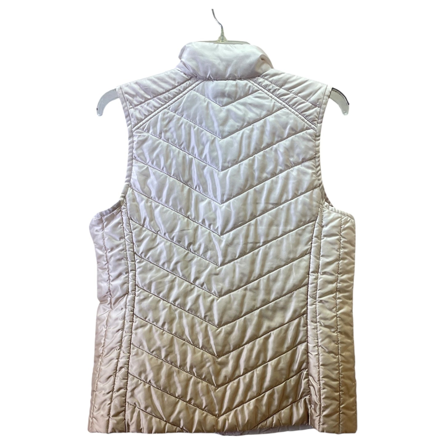 Vest Puffer & Quilted By Peck And Peck In Cream, Size:S