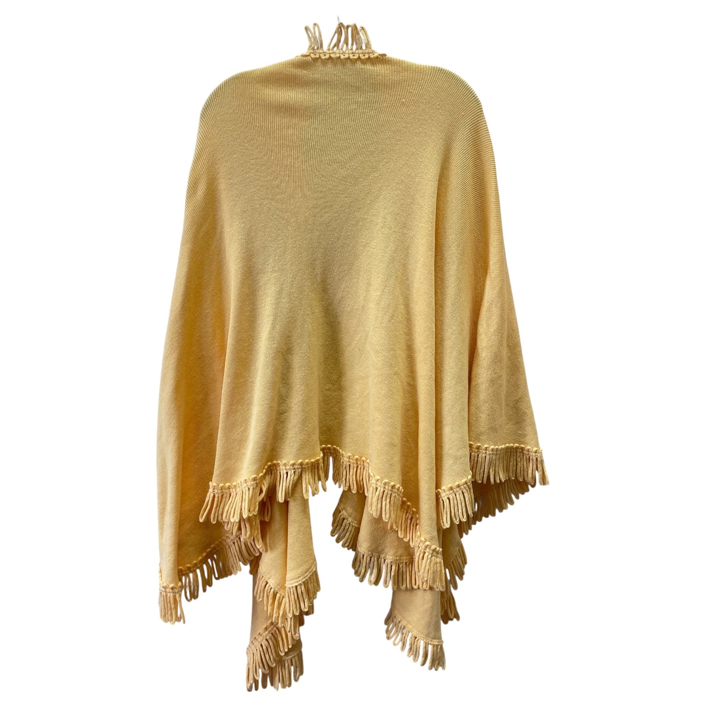 Poncho By SHEIN In Yellow, Size:0