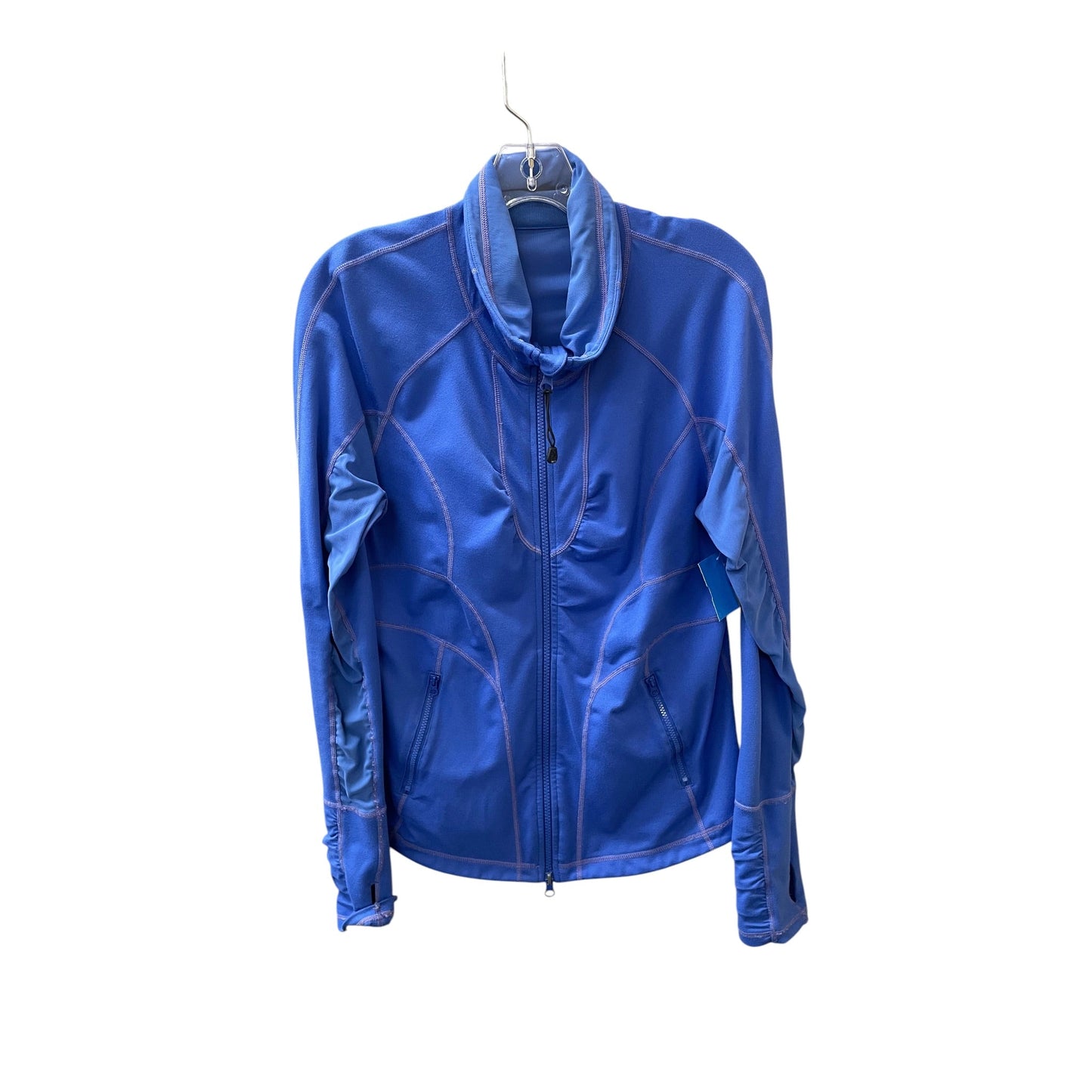 Athletic Jacket By Zella In Blue, Size:M