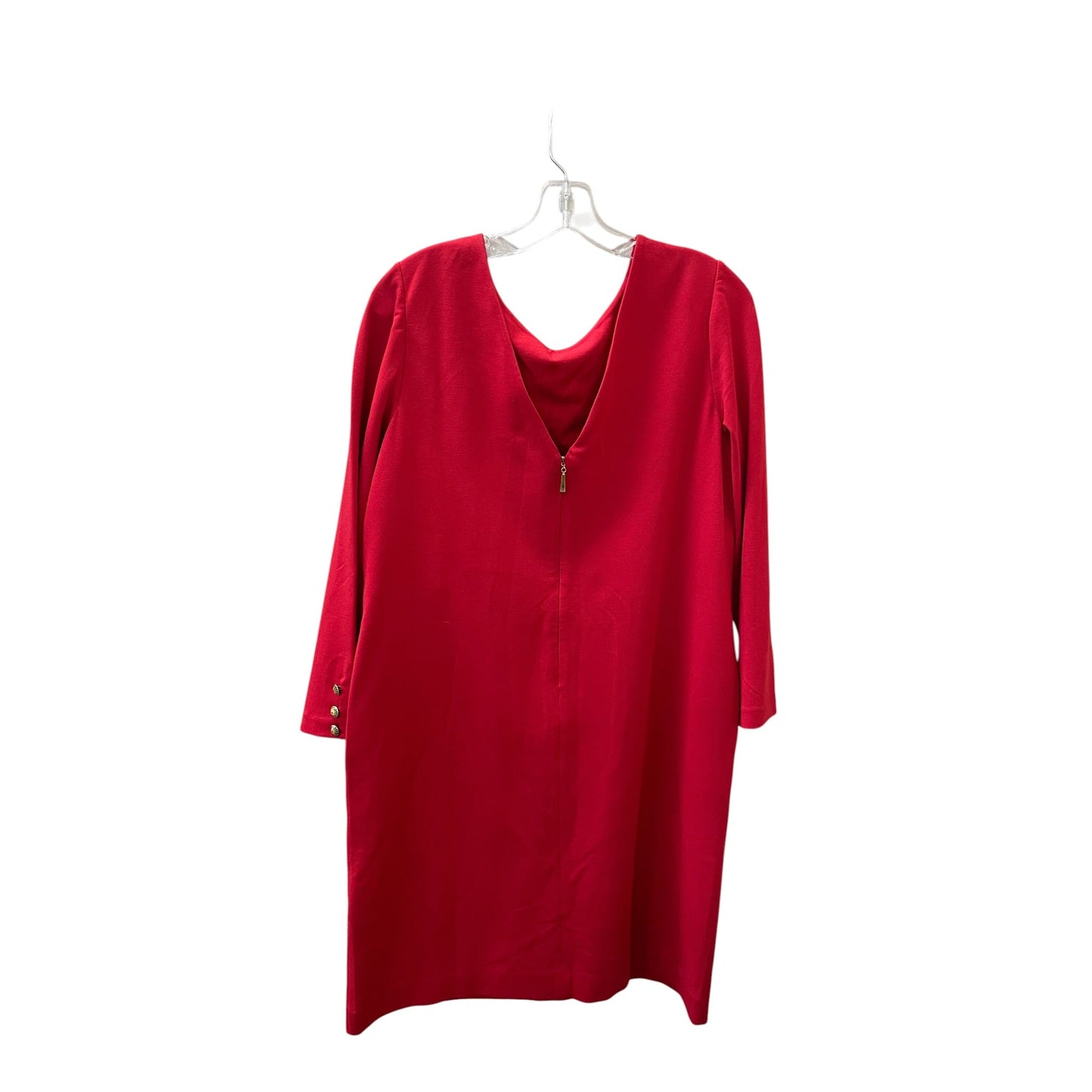 Dress Work By Chicos In Red, Size:L