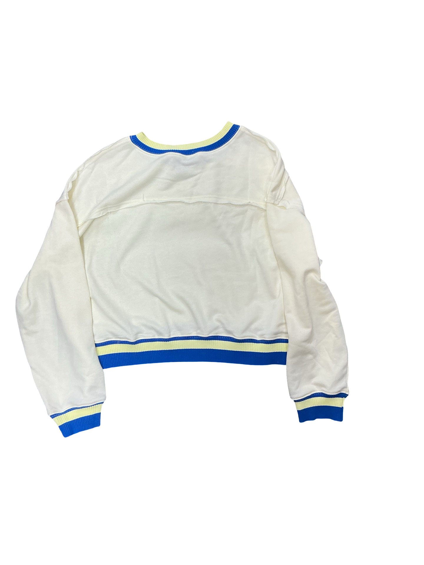 Top Ls By Clothes Mentor In Cream & Yellow, Size:L