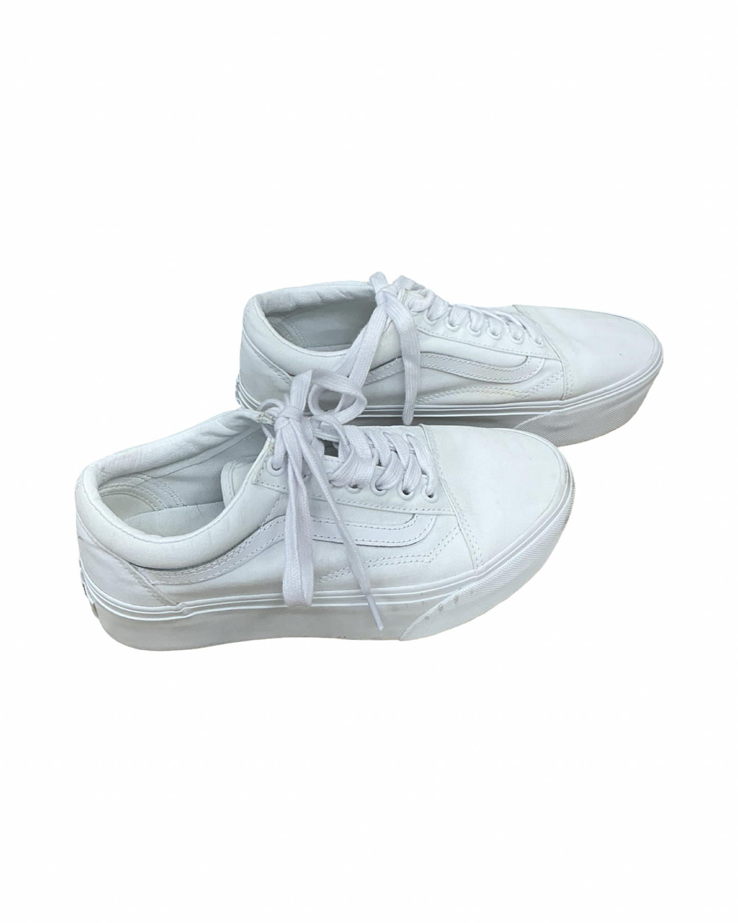 Shoes Sneakers By Vans In White, Size:8