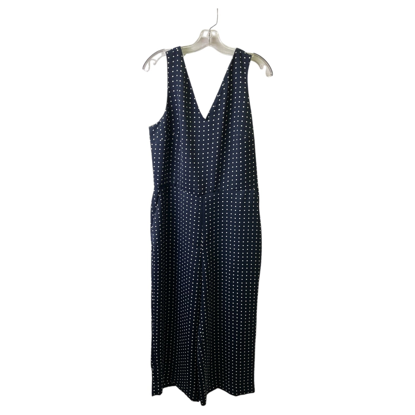Jumpsuit By Banana Republic In Blue & White, Size:L