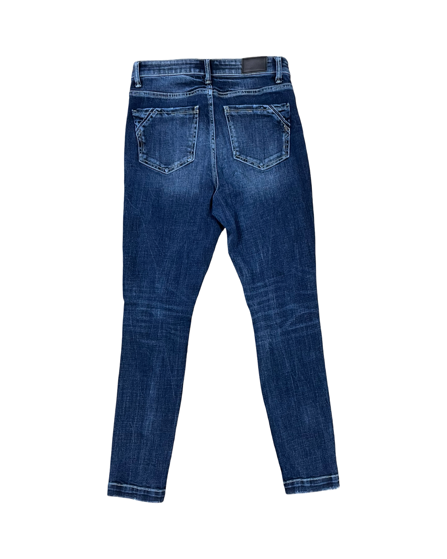 Jeans Skinny By Buckle Black In Blue Denim, Size:4