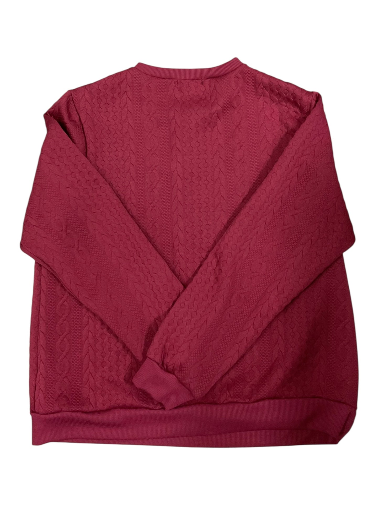Top Ls By Clothes Mentor In Red, Size:L