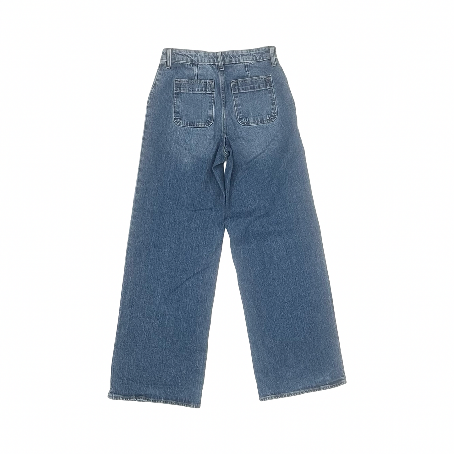Jeans Wide Leg By Free Assembly In Blue Denim, Size:4