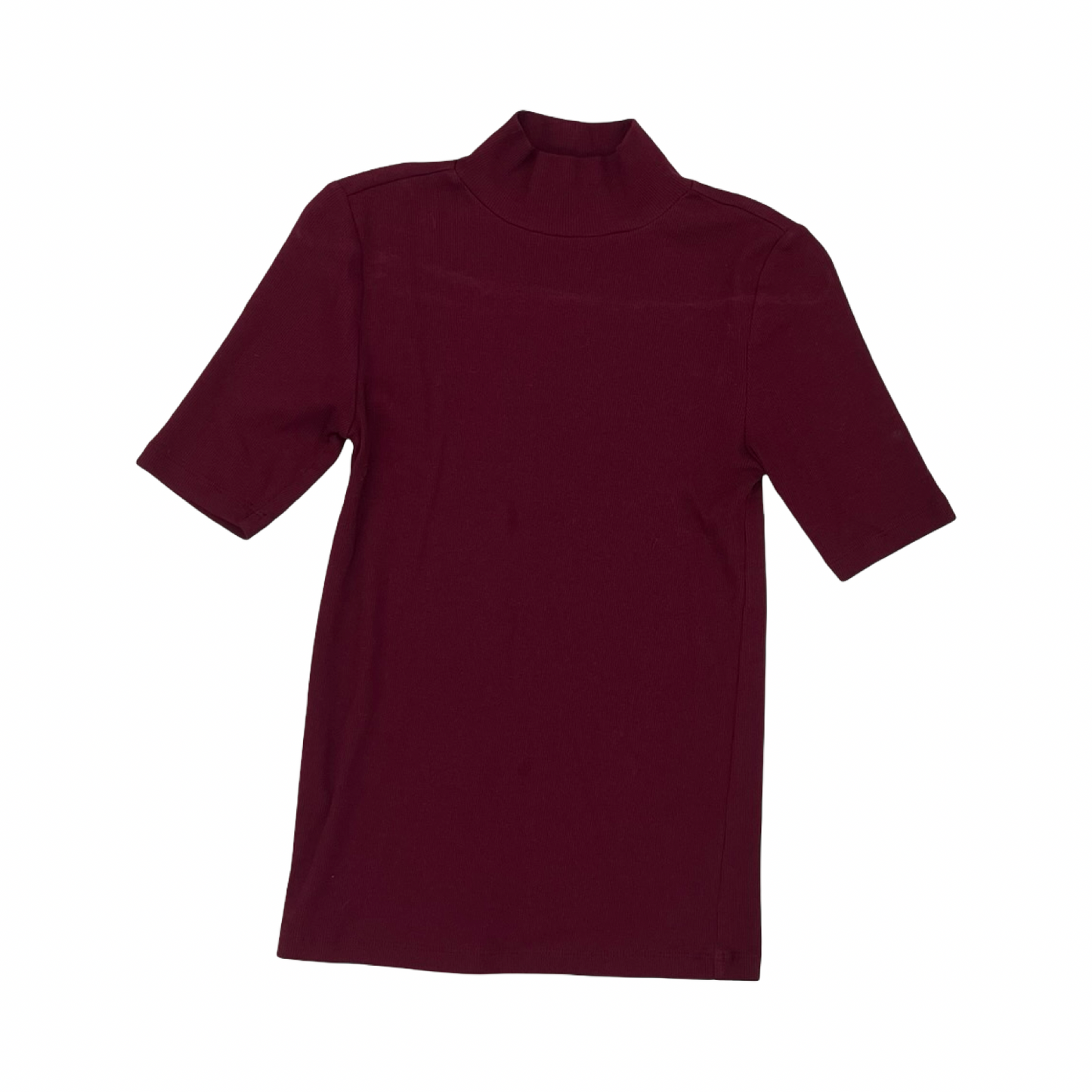 Top Ss By Loft In Maroon, Size:Xs