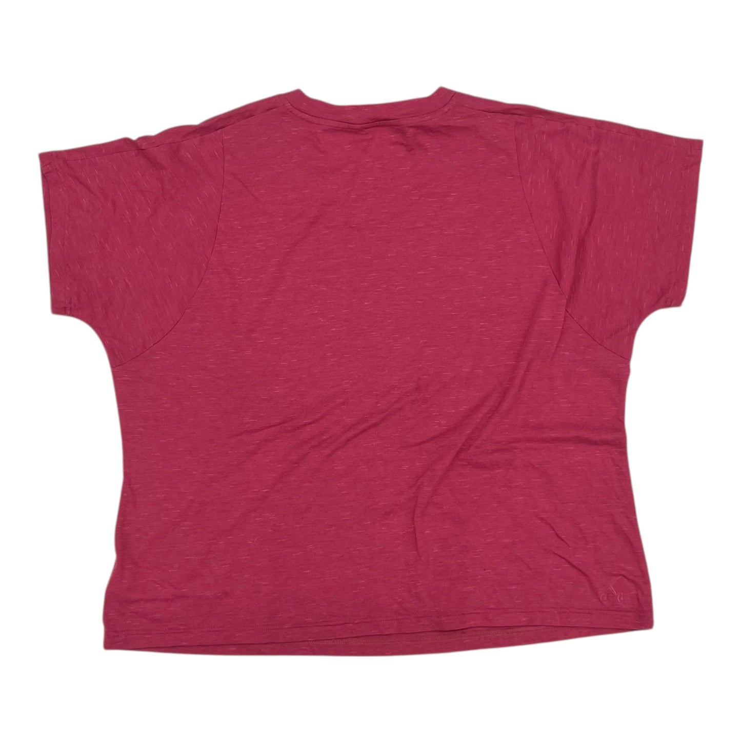 Athletic Top Ss By Adidas In Pink, Size:2X