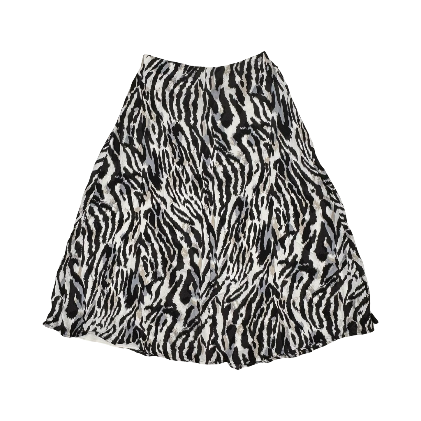 Skirt Midi By White House Black Market In Black & Cream, Size:Xs