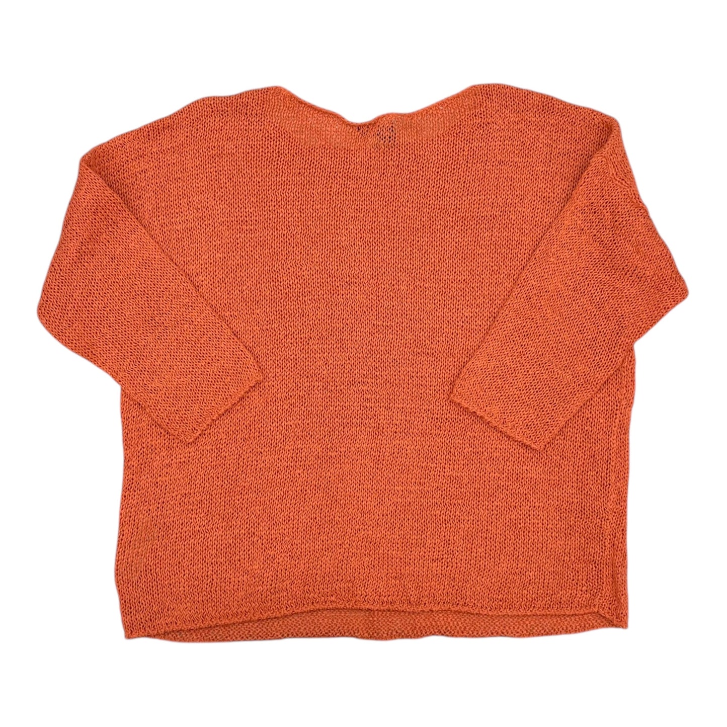 Sweater By Eileen Fisher In Orange, Size:L