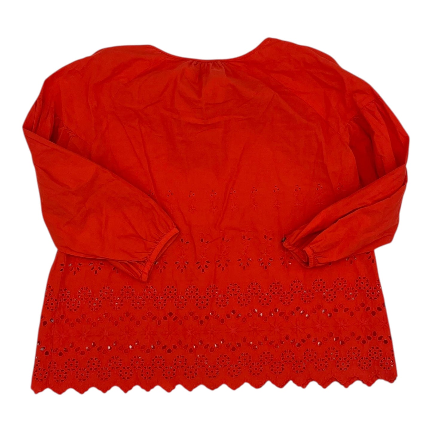 Blouse Ls By Madewell In Orange, Size:S
