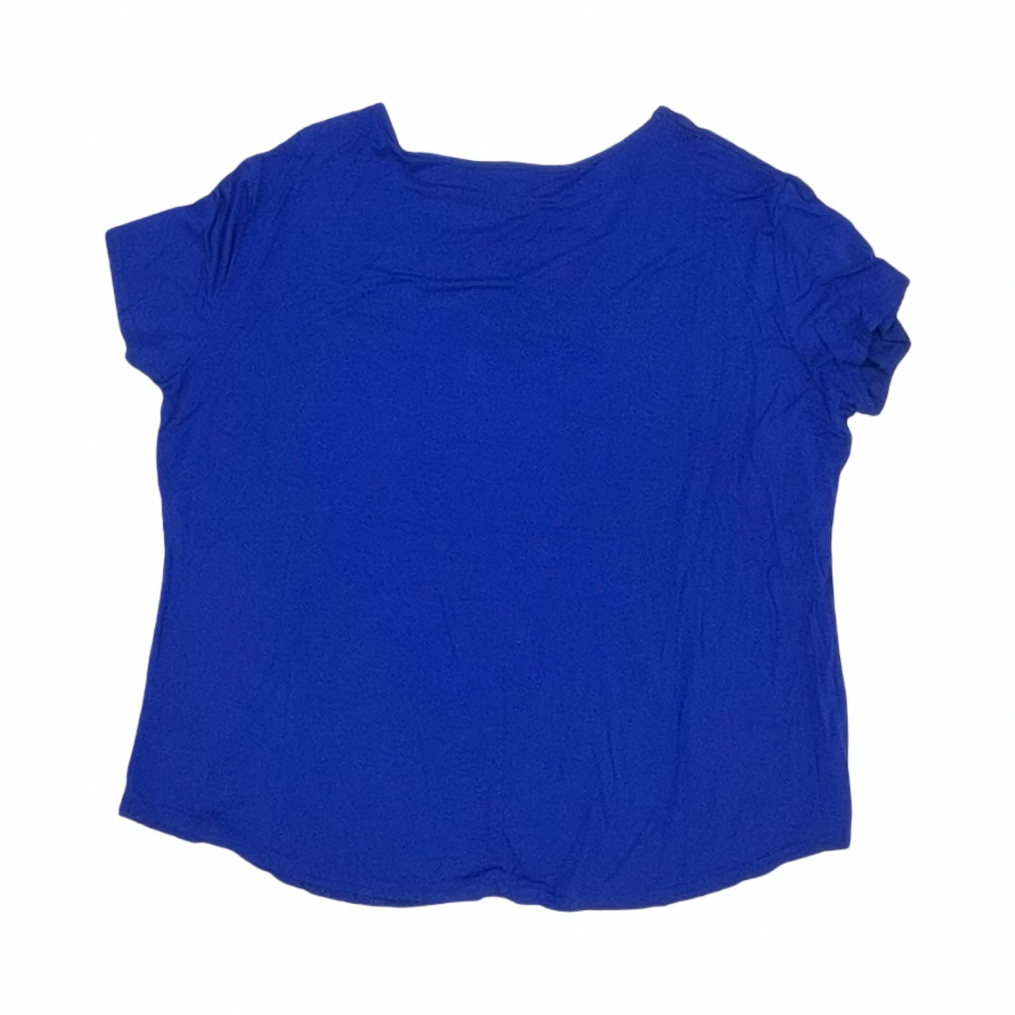 Blouse Ss By Cmf In Blue, Size:3X